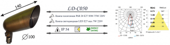 Ландшафтный светильник LD-Lighting LD-CO50 LED