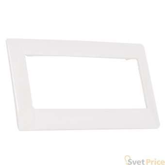 Рамка 2-модульная Legrand Galea Life для программируемых термостатов, системы домофона белая 771900