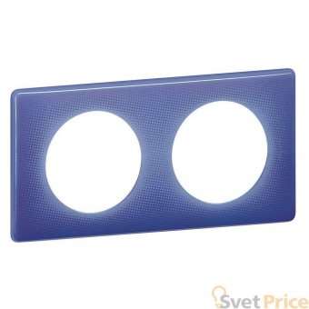 Рамка 2-постовая Legrand Celiane лиловый муар 066662