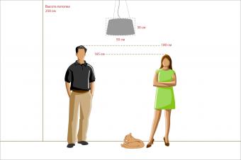 Подвесной светильник RegenBogen Эмден 645010203