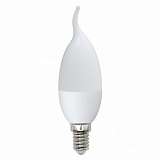 Лампа светодиодная (UL-00001773) E14 6W 3000K свеча на ветру матовая LED-CW37-6W/DW/E14/FR/O