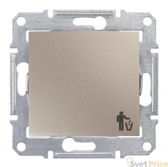 Выключатель кнопочный Корзина Schneider Electric Sedna 10A 250V SDN1000168